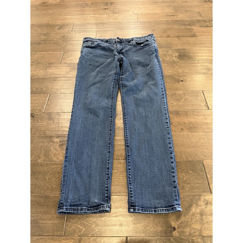 Prana Mens Blue Hillgard Cotton Blend Jeans Size 40x32 Style# 1968251 - Picture 2 of 10